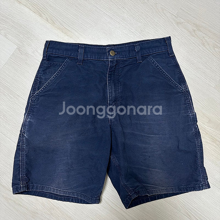 빈티지 칼하트 카펜터 반바지 워크팬츠 하프팬츠--0