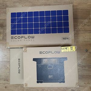 미개봉 새상품 에코플로우 델타2+160w 태양광패널 +가방 팝니다 115만원!