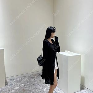 [1회 착용] 플랫퍼 쿨 린넨 시스루 썸머 여름 미디 롱가디건 라운지 마실 꾸안꾸