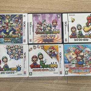 닌텐도 nds + 3ds 마리오 루이지 rpg 일괄 판매합니다