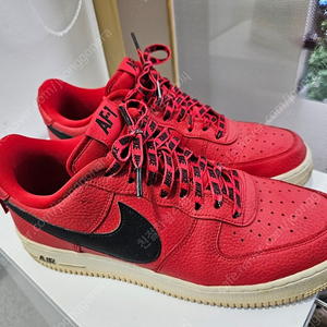 나이키 에어포스1 NBA 레드 285mm