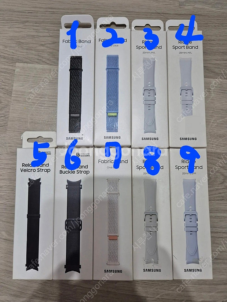 갤럭시 워치 4.5.6 20mm 시계줄 삼성 정품 20...--1