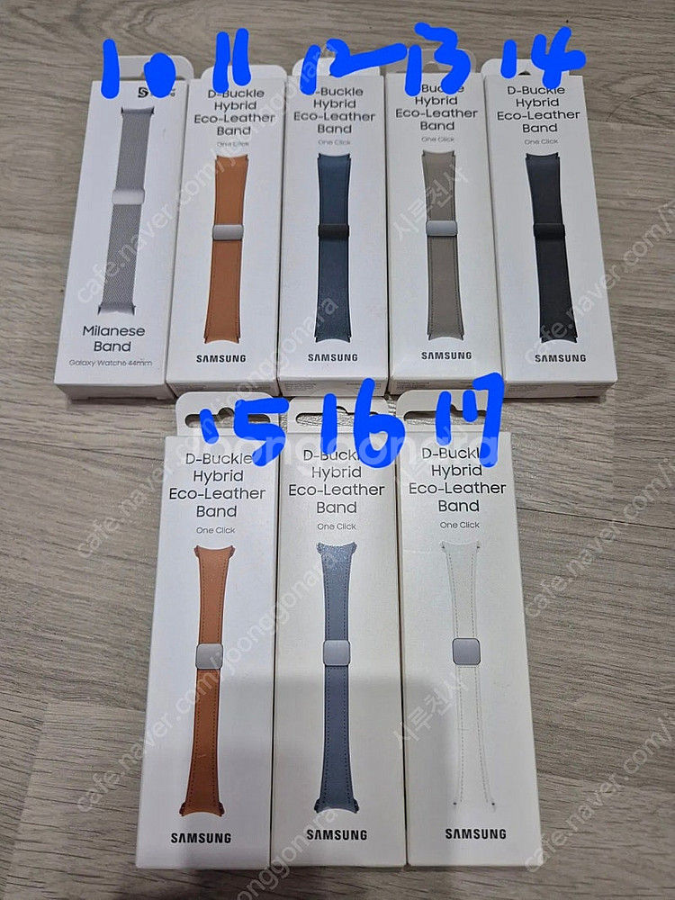 갤럭시 워치 4.5.6 20mm 시계줄 삼성 정품 20...--3