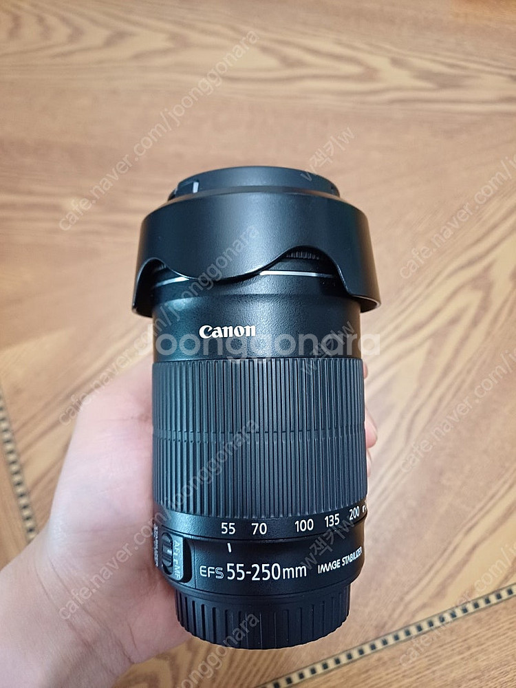 캐논 헝그리 망원 렌즈 DSLR EF-S 55-250mm f 4.5-6 IS STM--0
