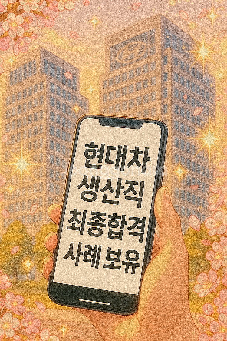 자소서로 현대차 생산직 최종합격! 대필·첨삭·컨설팅 A...--0