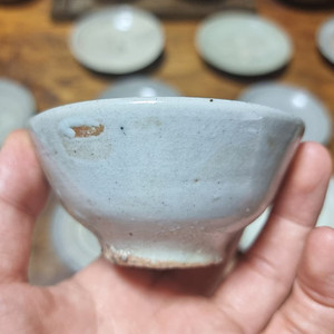 고미술품 조선시대 중기 조선백자 찻잔