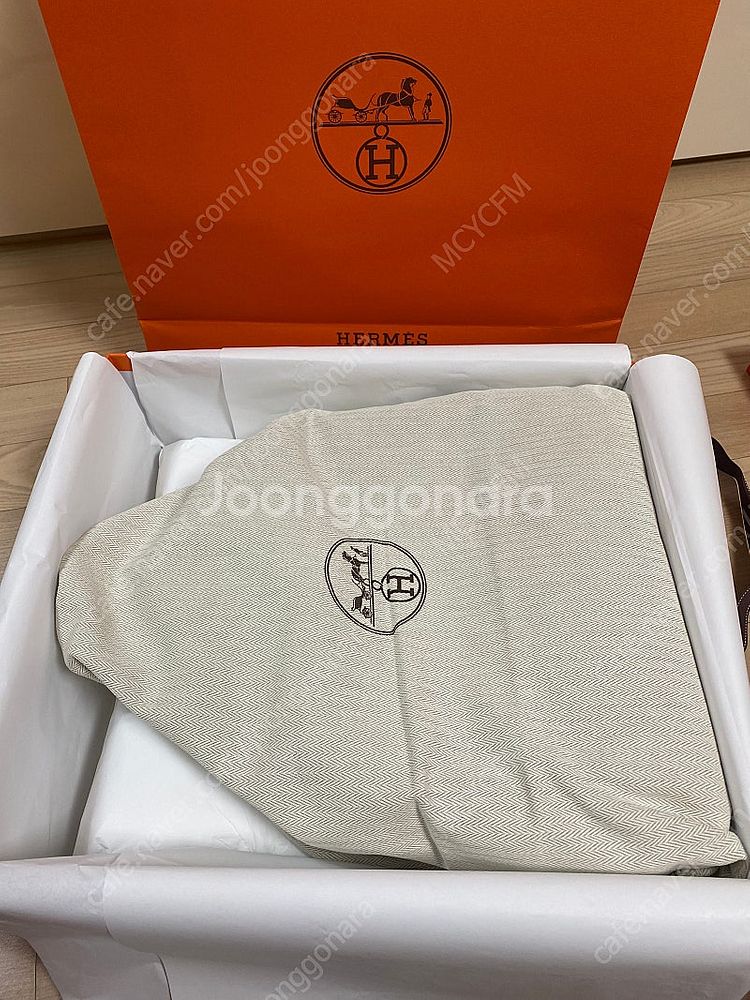 (인상 전 정가 판매) 에르메스 가든파티 30 백 캔버...--5