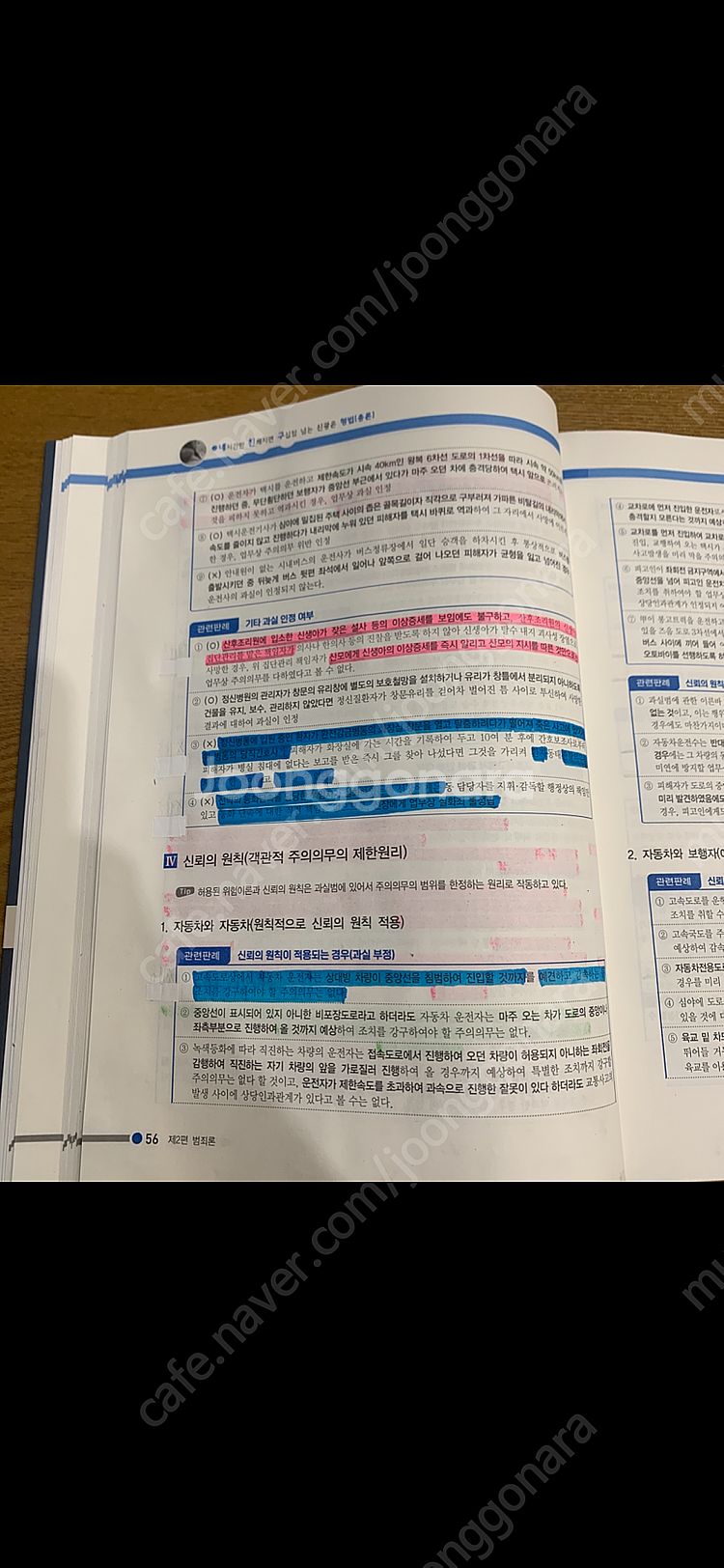 신광은 형법 네친구 총론 새책X(일부 형광펜, 화이트)...--3