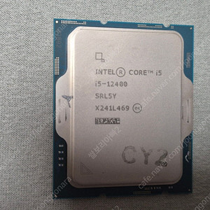 intel i5 12400 cpu (그래픽내장) 팝니다.