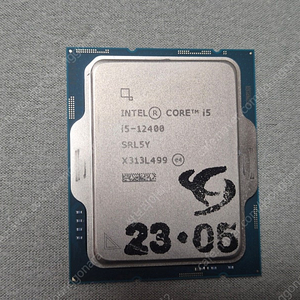 intel i5 12400 cpu (그래픽내장) 팝니다.