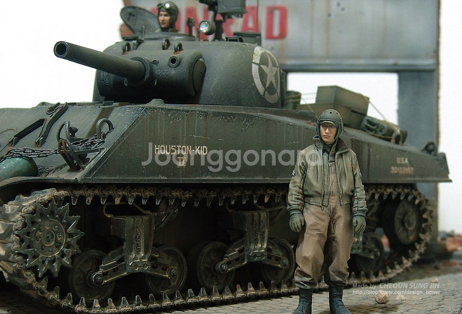 [프라모델 제작 도색완성작] M4A3 SHERMAN 디...--5
