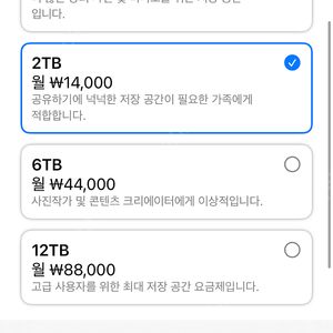 아이클라우드+애플뮤직 가족 공유 1년