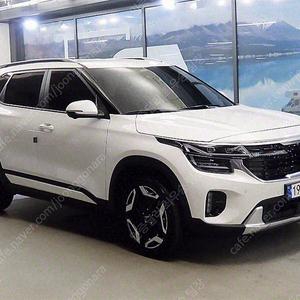 중고자동차 셀토스 중고차 흰색 2024년식 8,400km 가솔린 1.6 터보 2WD 시그니처 중고차카페
