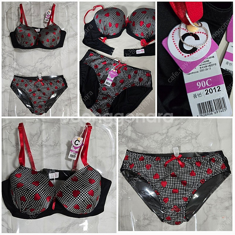 Pink팬티&브라 5세트 85C,90C 새상품 무료배송--0