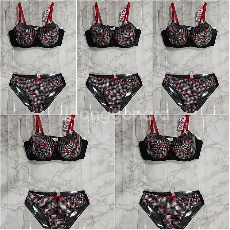 Pink팬티&브라 5세트 85C,90C 새상품 무료배송--1