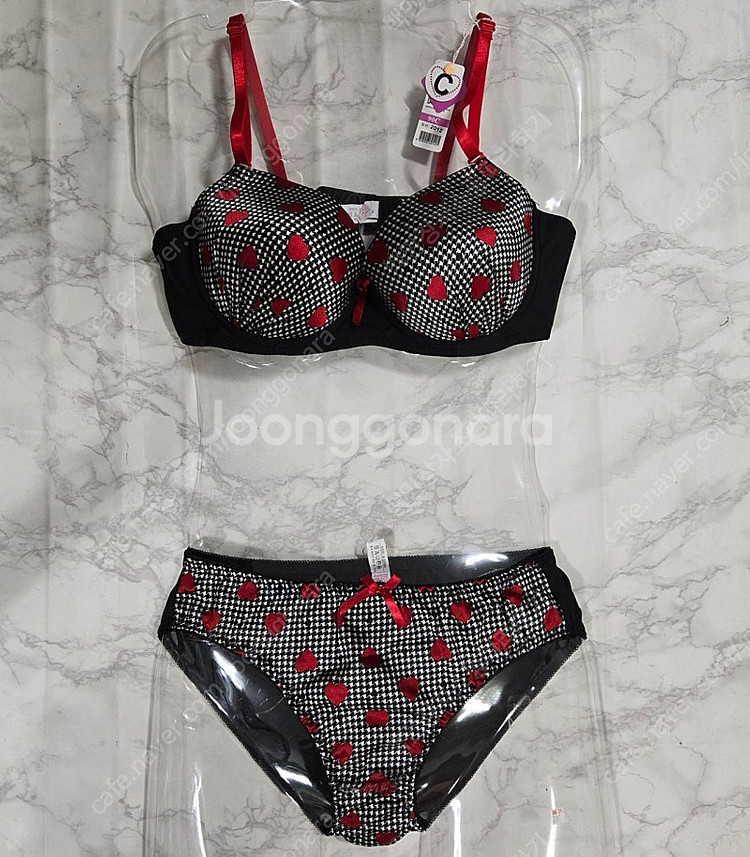 Pink팬티&브라 5세트 85C,90C 새상품 무료배송--4