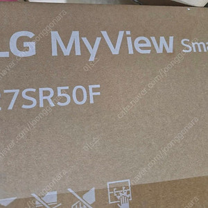 택포) LG 마이뷰 27SR50F 그린 27인치 스마트tv 모니터 미개봉 새제품