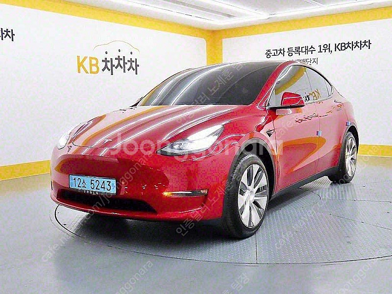 테슬라 모델 Y 중고 테슬라 중고 빨간색 2021년식 ...--3
