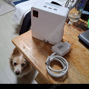 10만mAh보조배터리+65w충전기+100w케이블