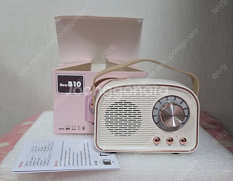 (미사용 새제품) New B10 레트로 블루투스 스피커--1
