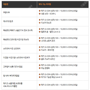 배그쿠폰 수량많음