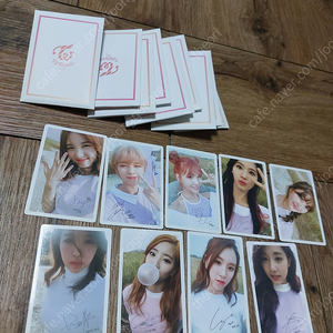 트와이스 미니 3집 특전 포카 세트 팝니다. 5개 세트 일괄