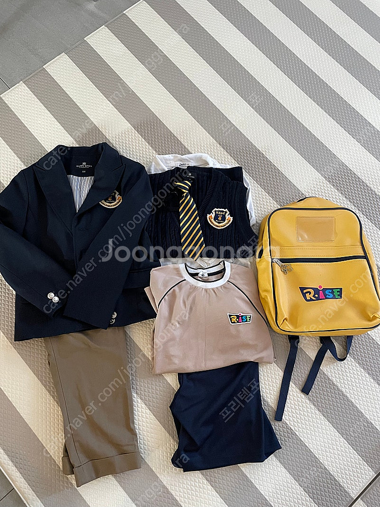 라이즈 원복 130 하복 140 가방--0