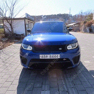 랜드로버 레인지로버 스포츠 중고 레인지로버 중고 파란색 2017년식 47,267km 5.0 SVR 개인사업자 소득공제
