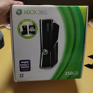 XBOX360 S 검은색 유광 박스세트(일련번호(시리얼) 일치, 순정) 판매합니다