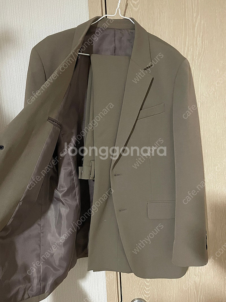 무신사 스탠다드 더스티베이지 수트세트 33/L--1