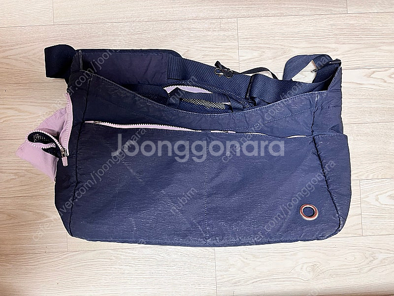 마이플러피 업백 슬링백 네이비 L 강아지 이동 가방 팝...--0