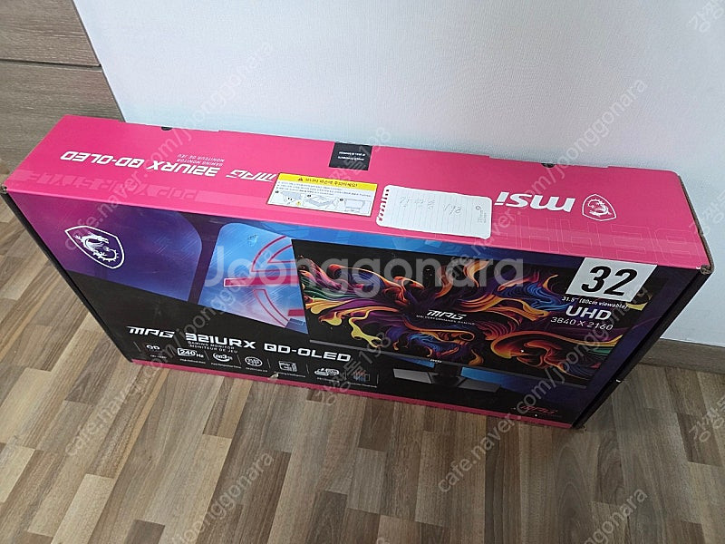 MSI MPG 321URX QD-OLED 미개봉새상품--0