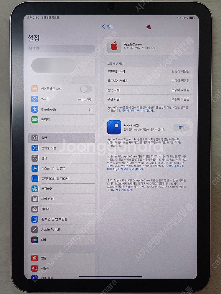 애케플 가입 아이패드 미니6 Wi-Fi 256 + 애플...--9