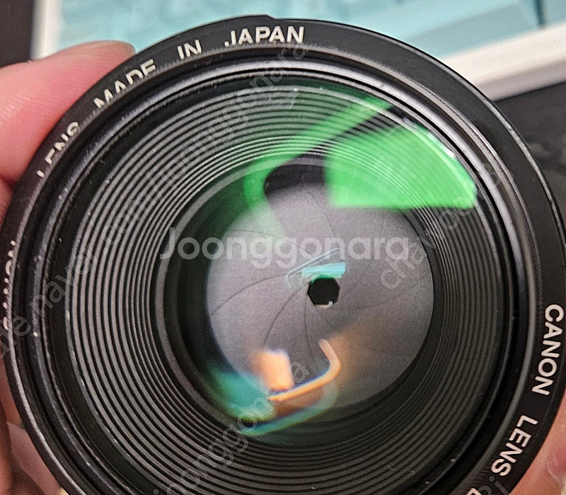 캐논 EF 50mm f1.4 단렌즈 팝니다 (하자 있음...--2