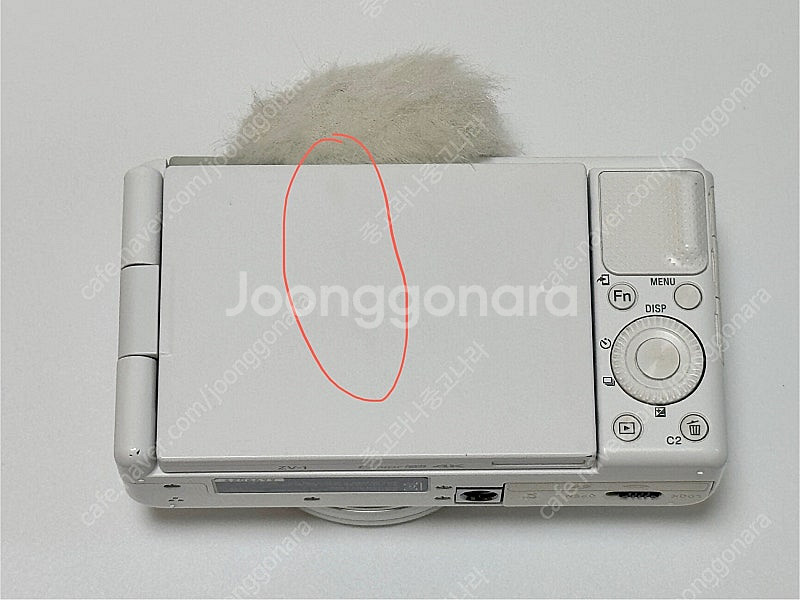소니 zv-1 화이트 + 슈팅그립--4