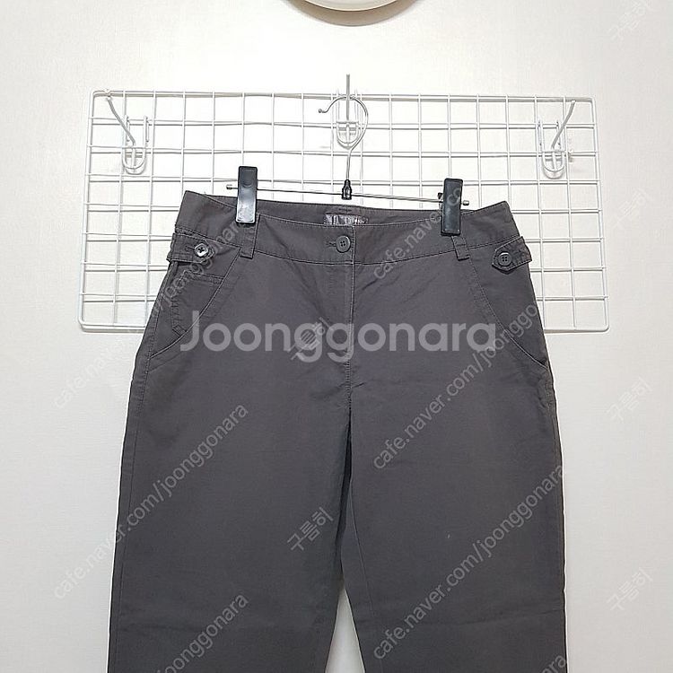 톰보이 바스락 여름 면바지 배기팬츠 회갈색 그레이시 브...--4