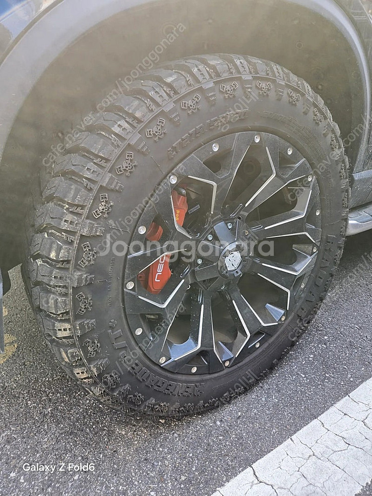올뉴렉스턴.g4렉스턴 호환가능 네오테크6p . 휠타이어...--1