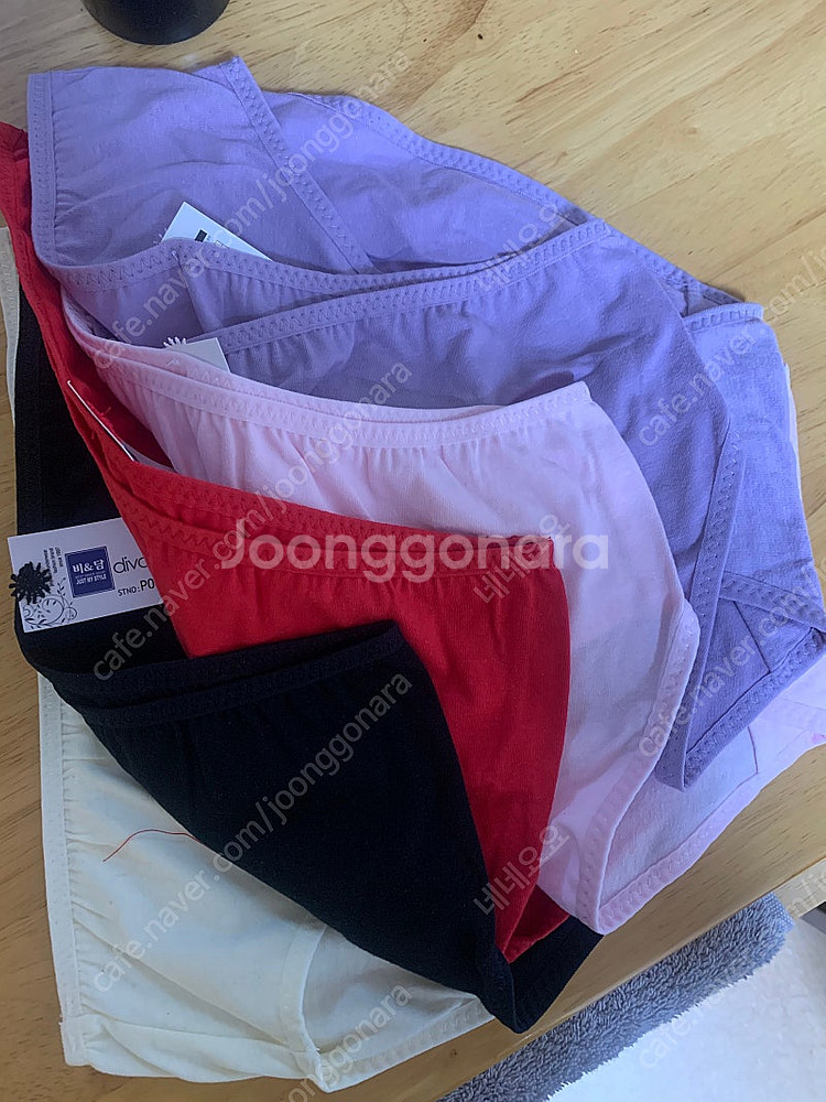 여성용 부인용 면팬티 2xl 5장 일괄 택배 착불--1