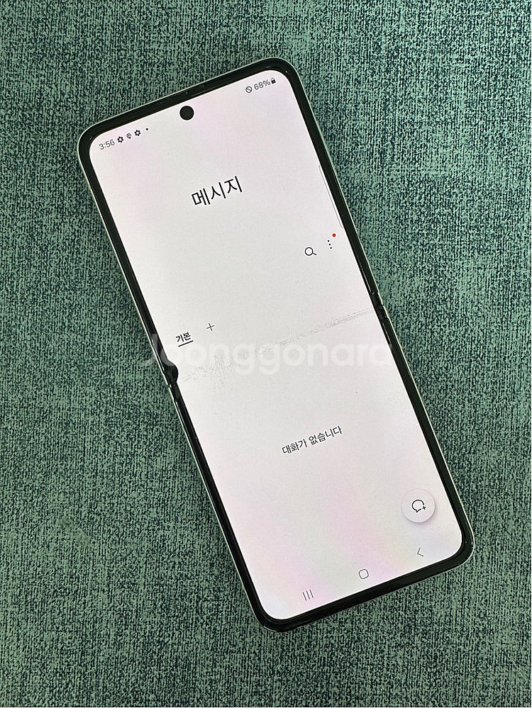 갤럭시Z플립3 256G 크림 게임용 서브용 단말기 7만...--3