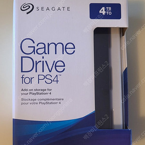 씨게이트 외장하드 Game Drive for PS4 4TB 급매합니다