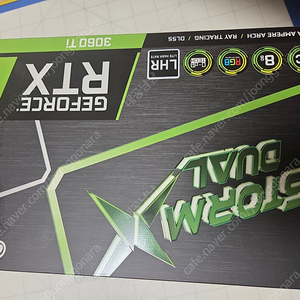 풀박) 이엠텍 RTX 3060 Ti STORM X Dual OC D6 8GB