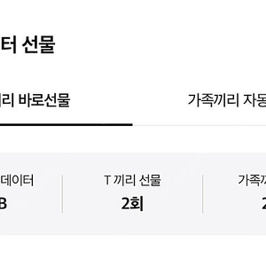 SK 데이터 2기가