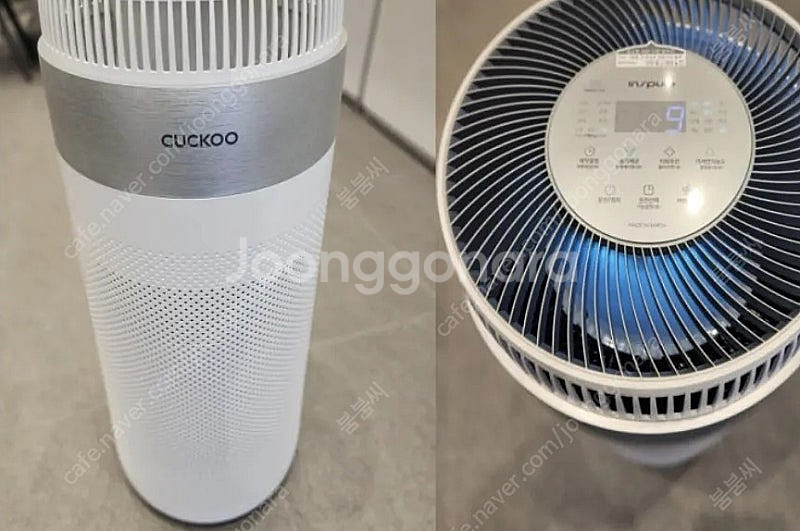 쿠쿠공기청정기 + 필터 새거 2개--0