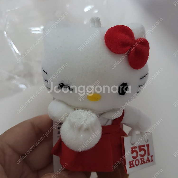 헬로키티 오사카 한정 551 HORAI 인형 키체인+고...--2