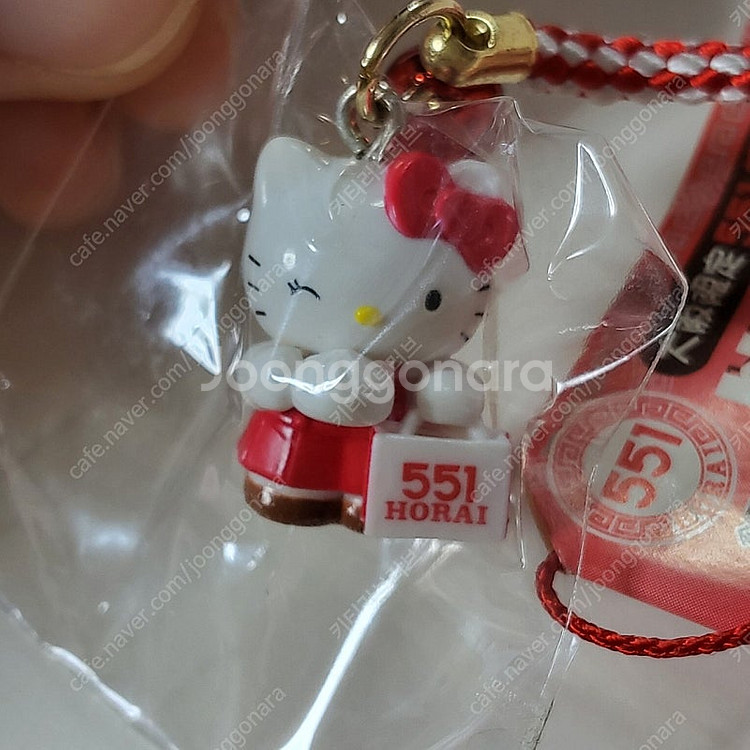 헬로키티 오사카 한정 551 HORAI 인형 키체인+고...--9