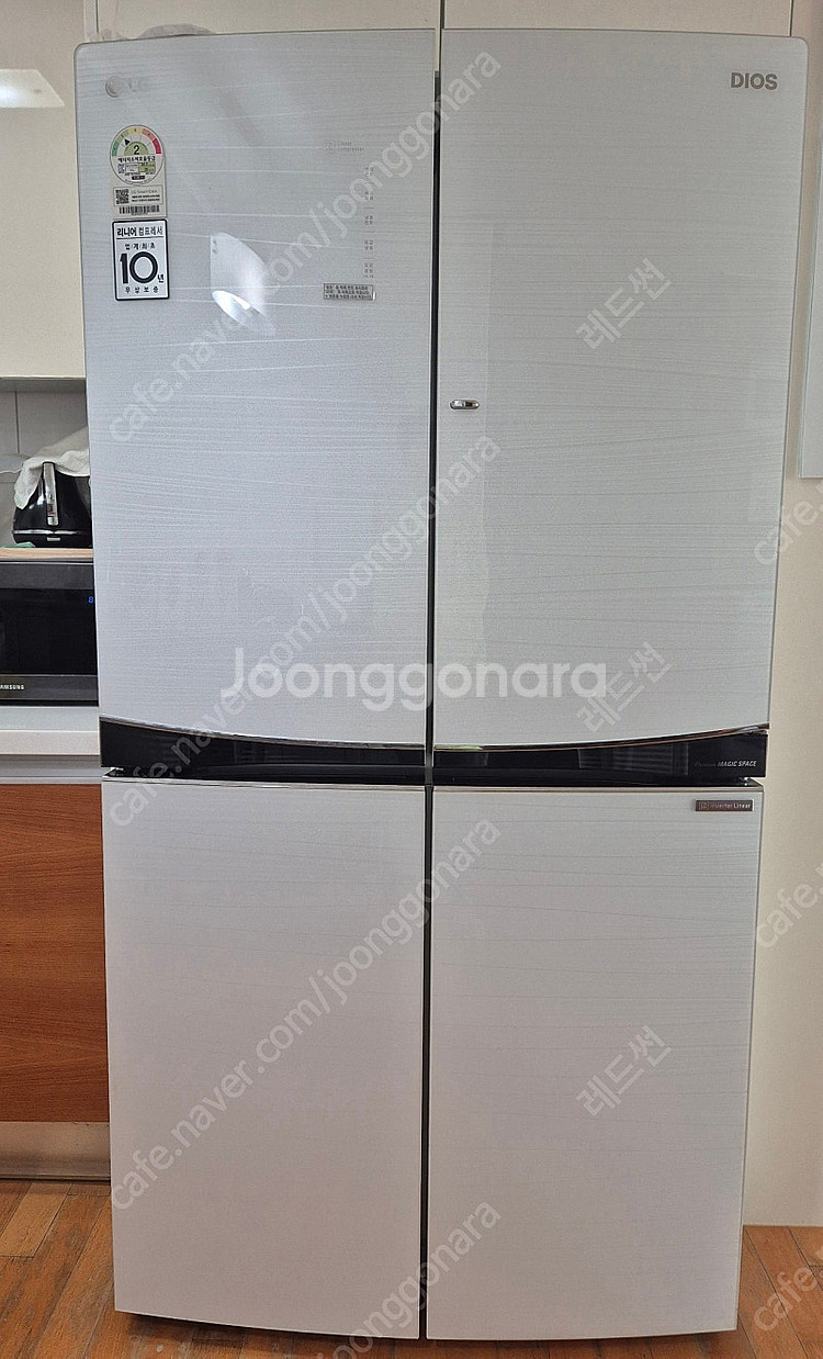 엘지 4도어 메직스페이스 냉장고--1