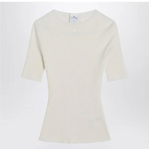 꾸레쥬 23fw Solar Light Rib Short-Sleeve (국내매장판)