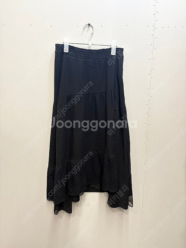 한섬 SJSJ 롱 스커트 블랙 64--0