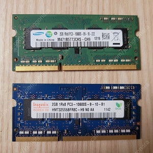 노트북용램 ddr3 2g 팝니다.