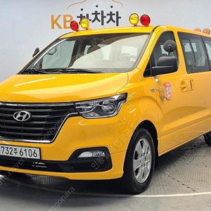 어린이보호차량 더 뉴 그랜드 스타렉스 중고차 노란색 2019년식 어린이보호차 LPi 12인승 중고자동차
